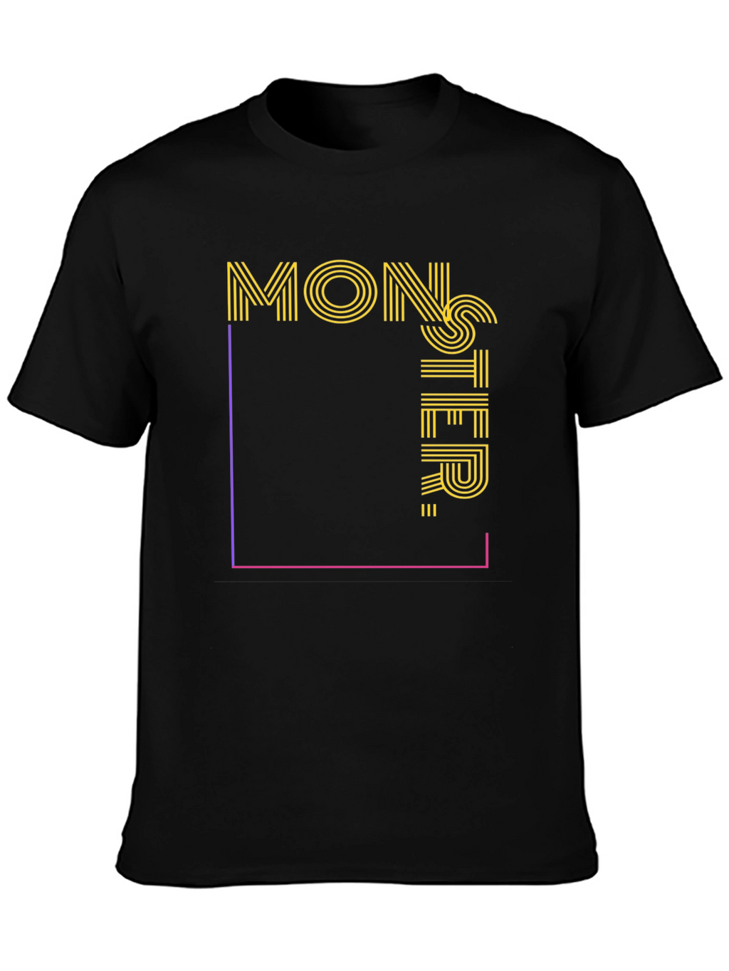 Monster Graphic Tee - Stylish Cotton Blend T-Shirt