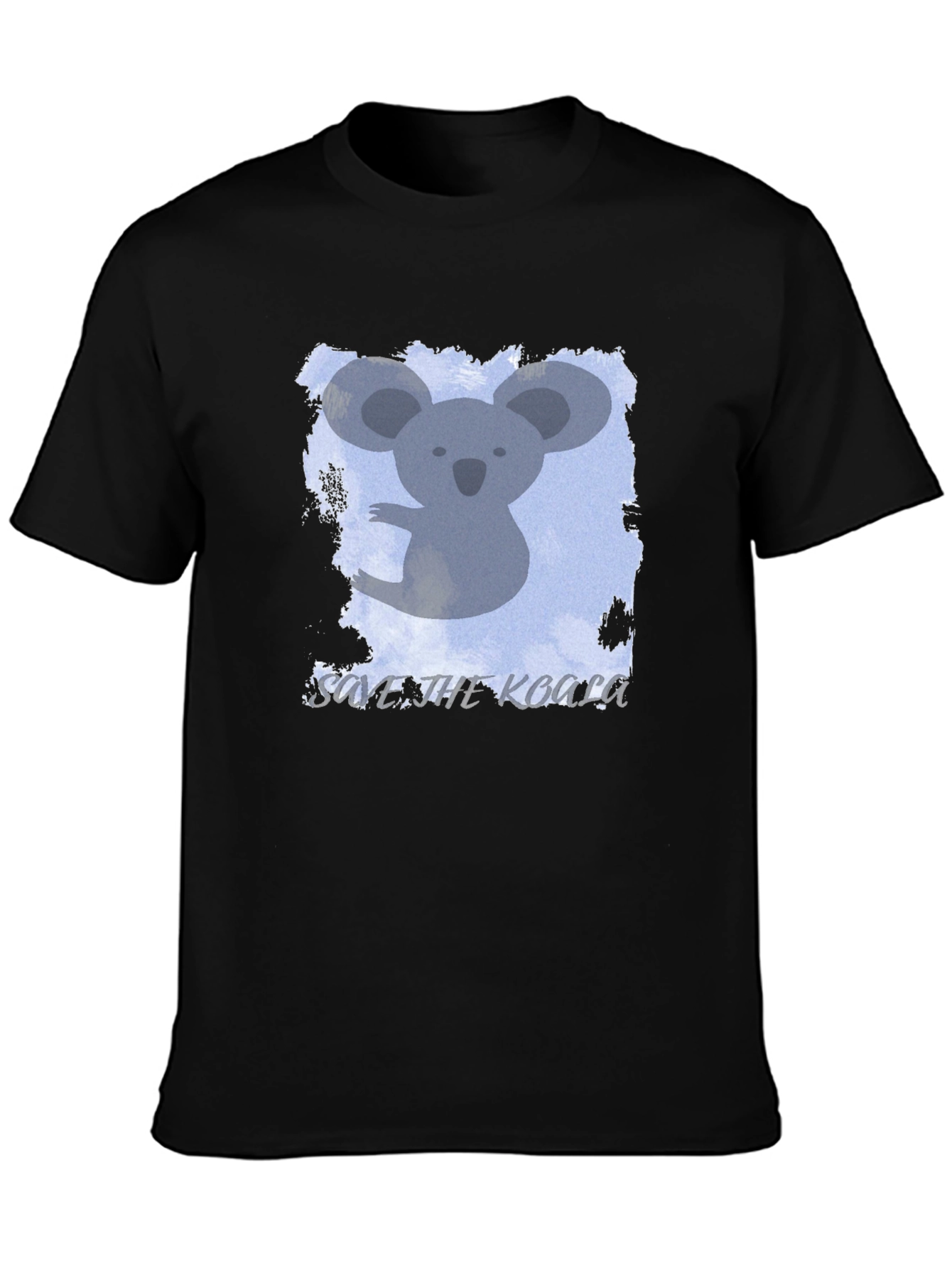 Save the Koala Black T-Shirt