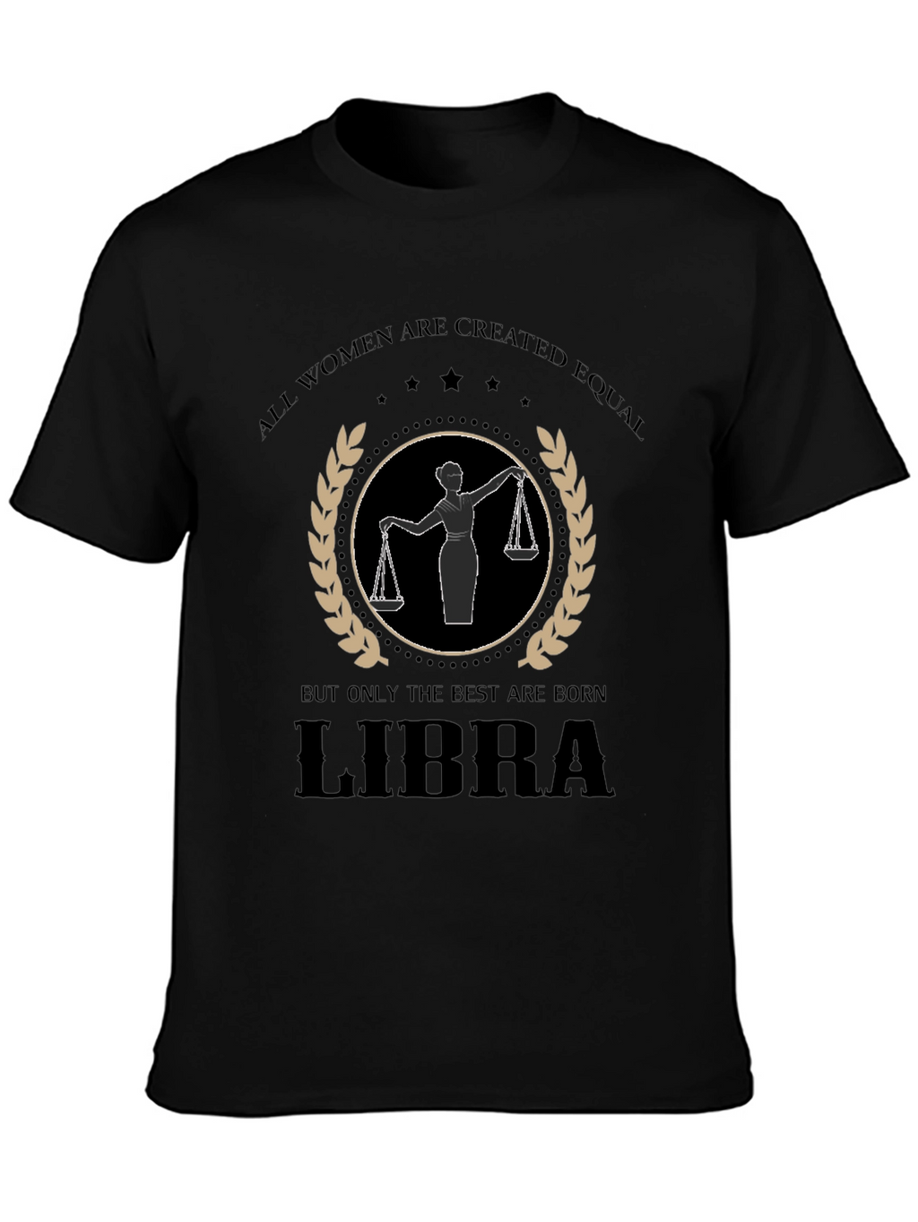 Libra Womens Graphic T-Shirt - Zodiac Birthday Gift