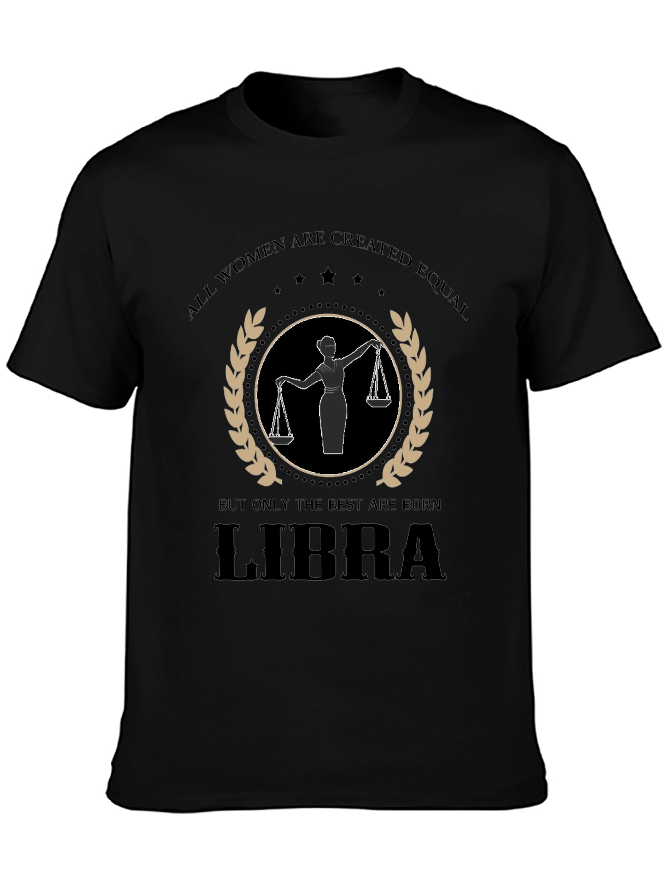 Libra Womens Graphic T-Shirt - Zodiac Birthday Gift