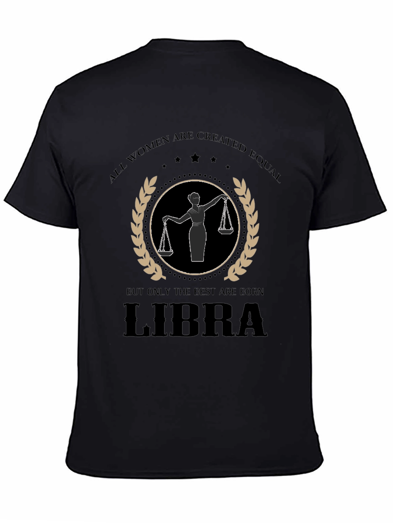 Libra Womens Graphic T-Shirt - Zodiac Birthday Gift