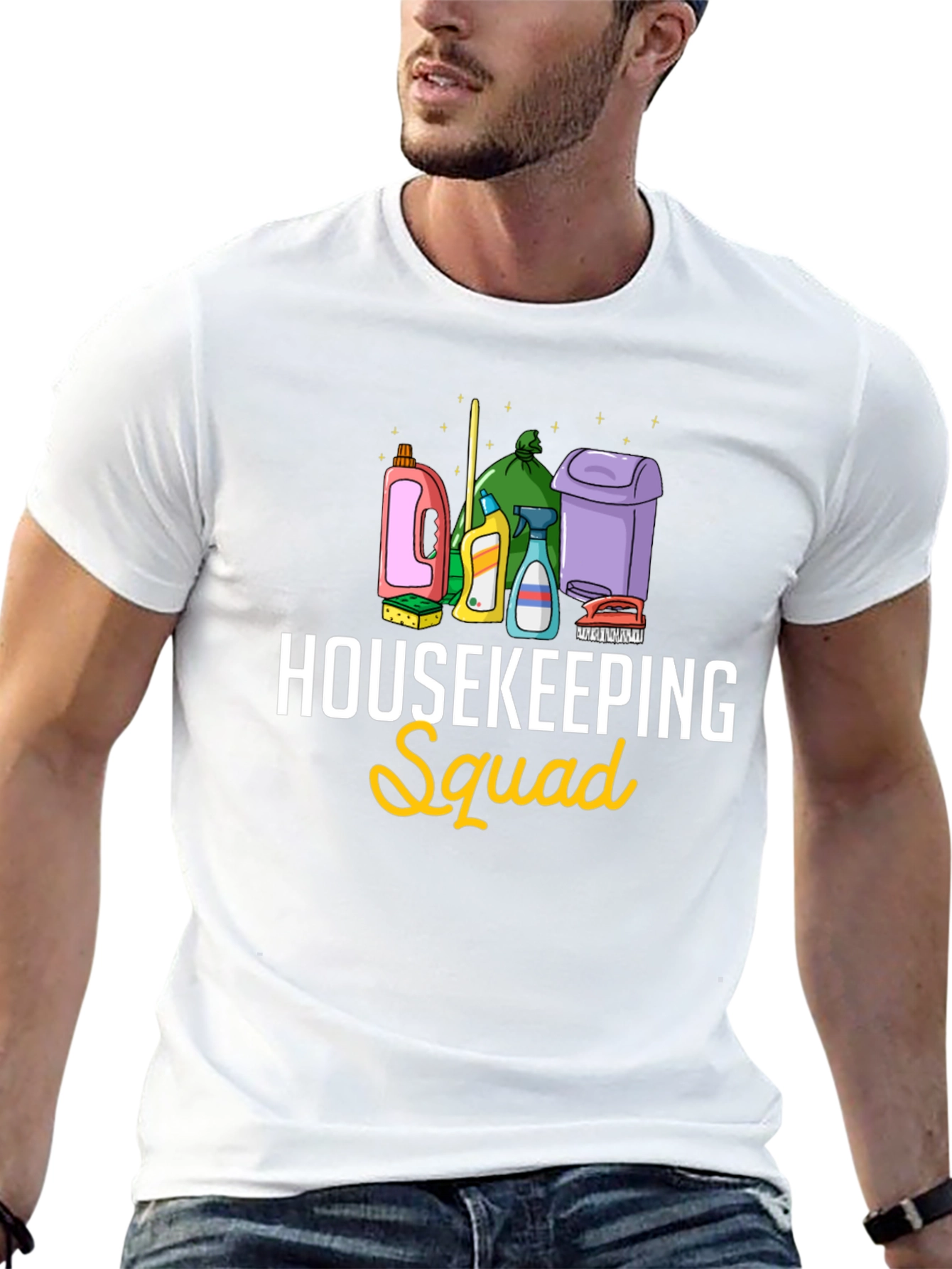 Housekeeping Squad T-Shirt - Cleaning Crew Apparel