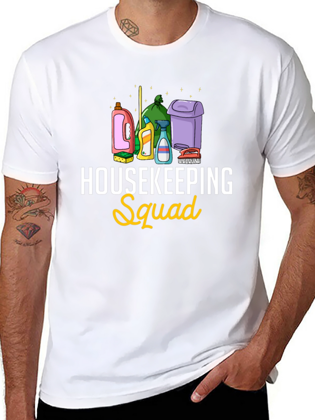 Housekeeping Squad T-Shirt - Cleaning Crew Apparel