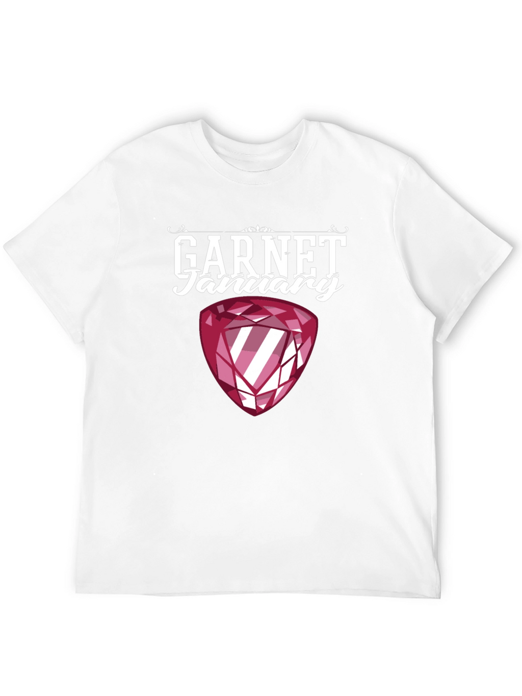 Garnet January Birthstone Graphic Tee