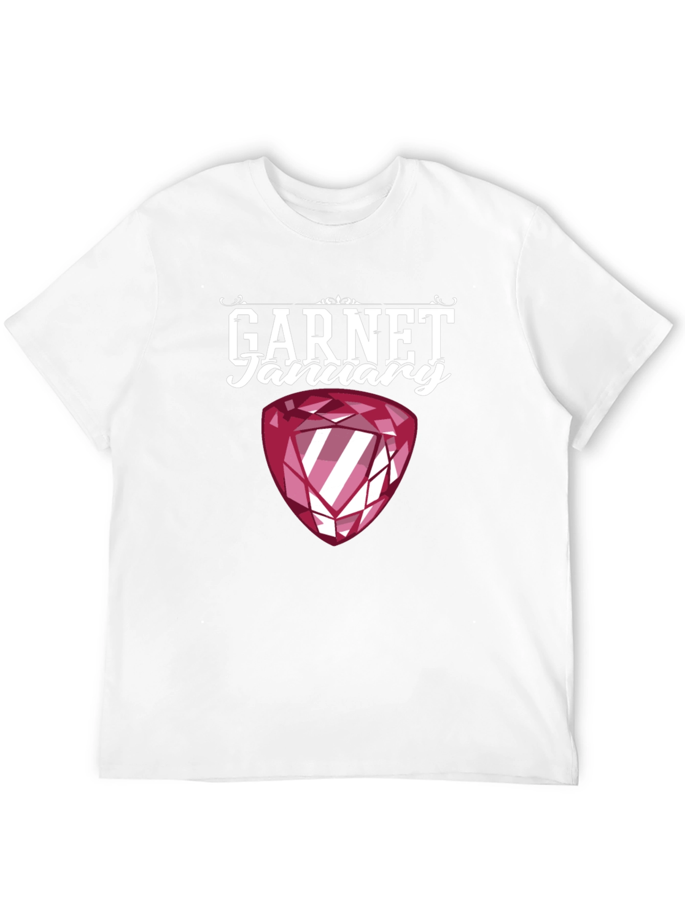 Garnet January Birthstone Graphic Tee