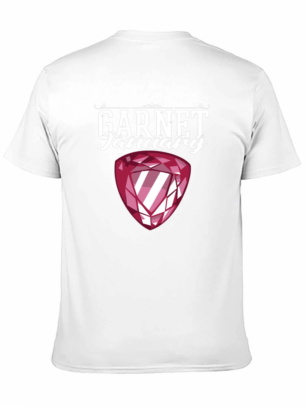 Garnet January Birthstone Graphic Tee