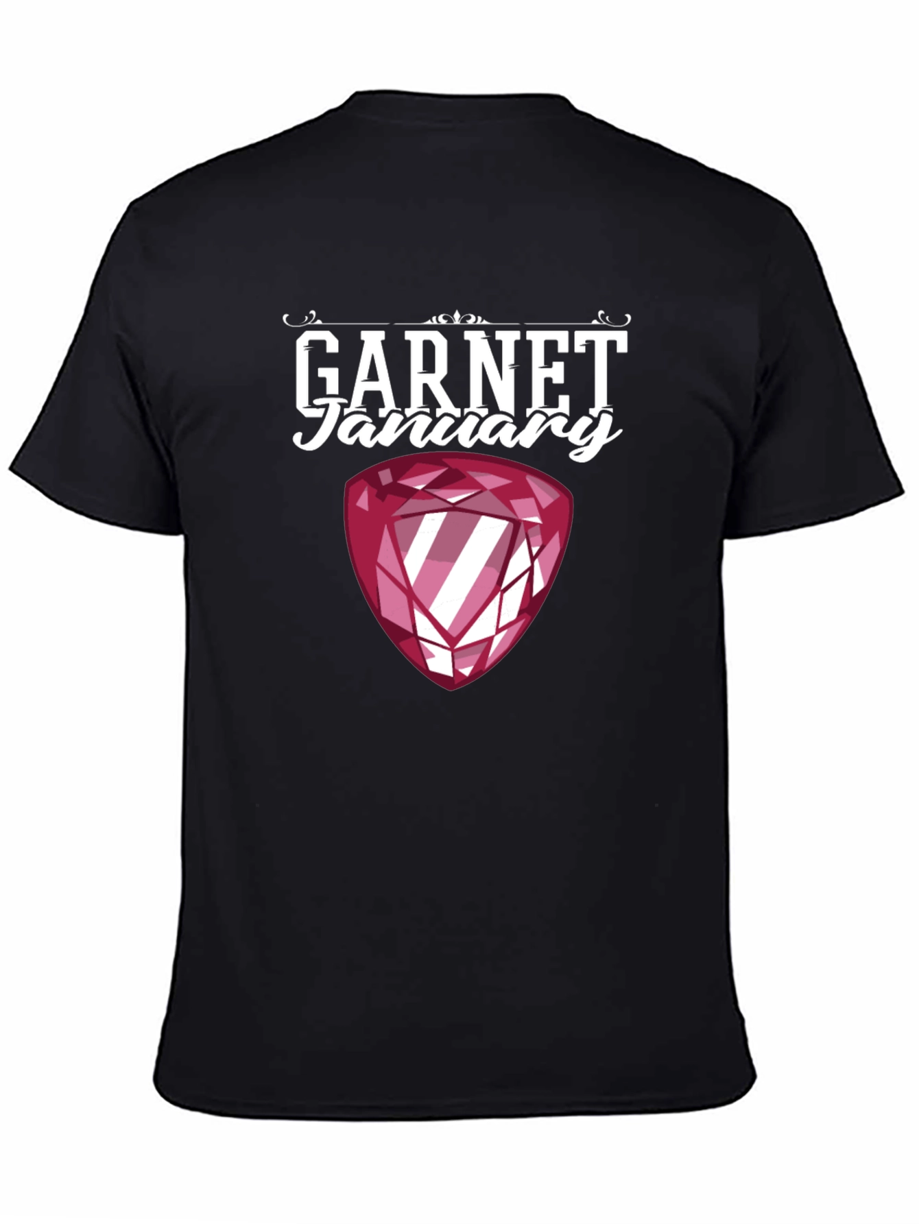 Garnet January Birthstone Graphic Tee