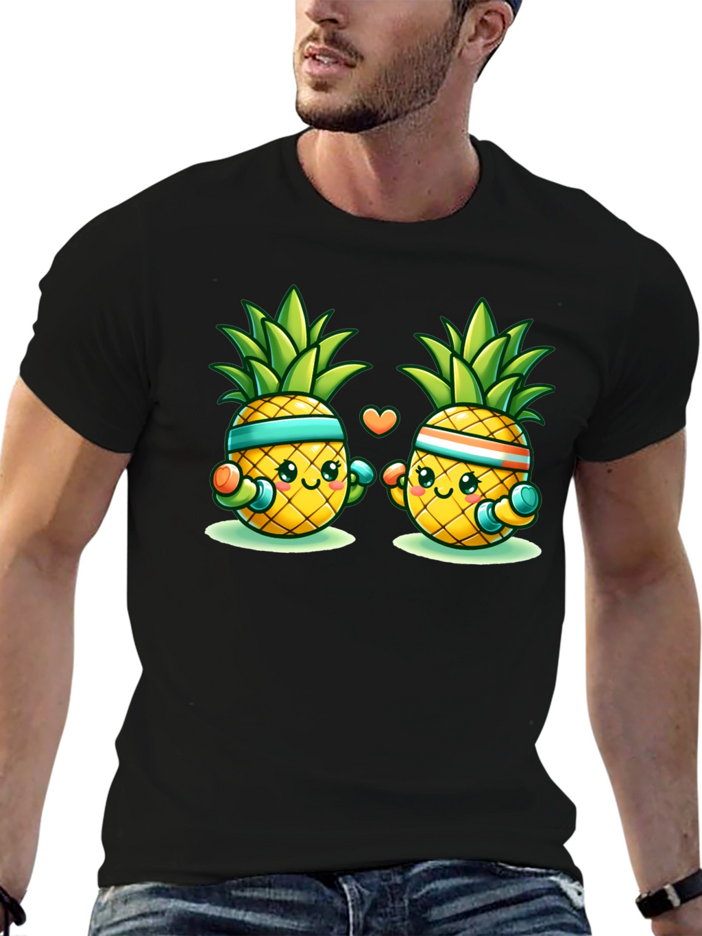 Workout Pineapple Graphic Tee