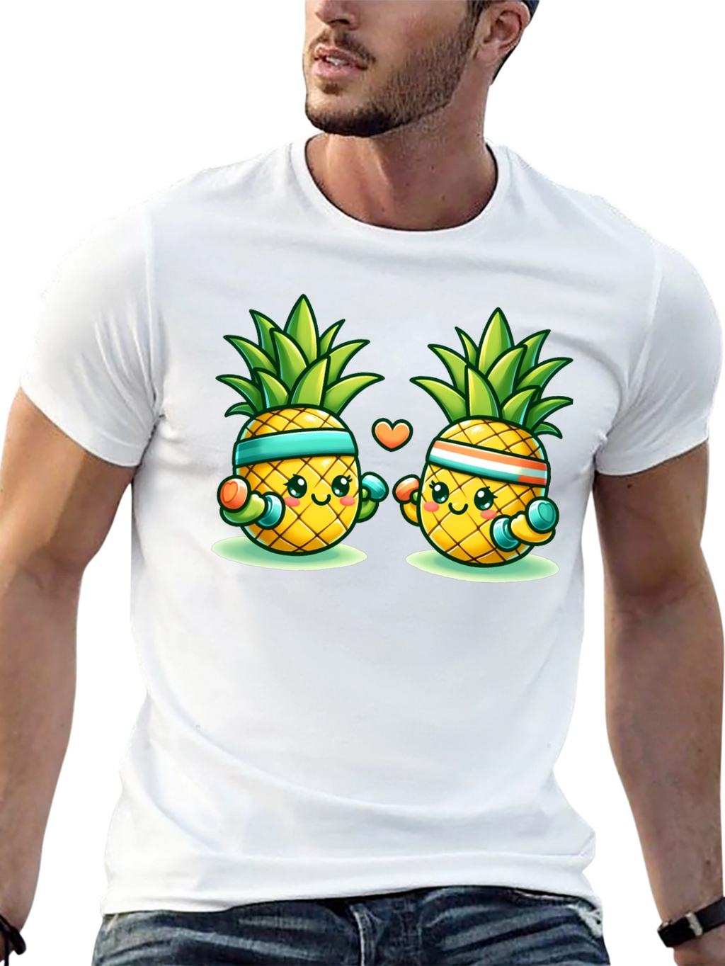 Workout Pineapple Graphic Tee