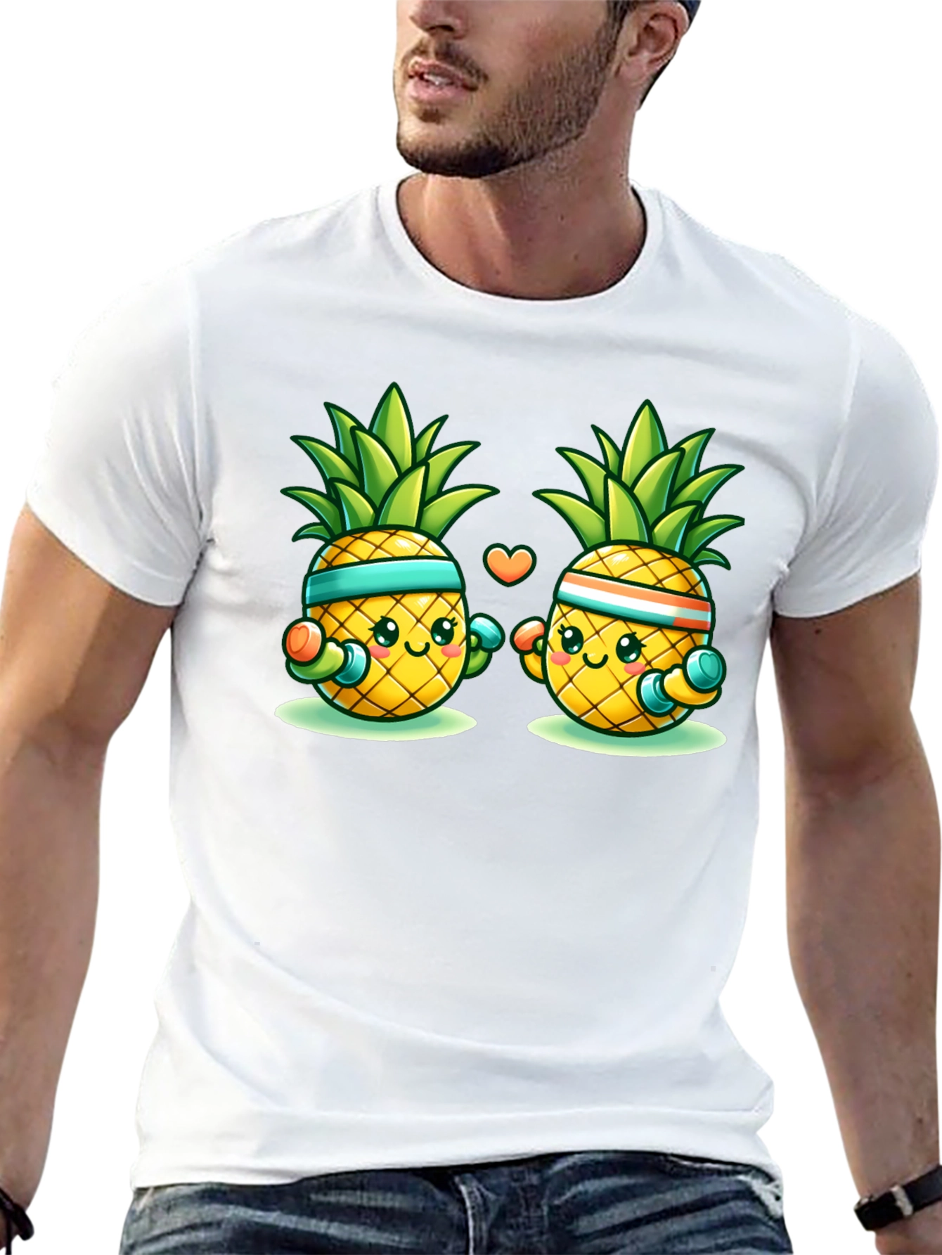 Workout Pineapple Graphic Tee