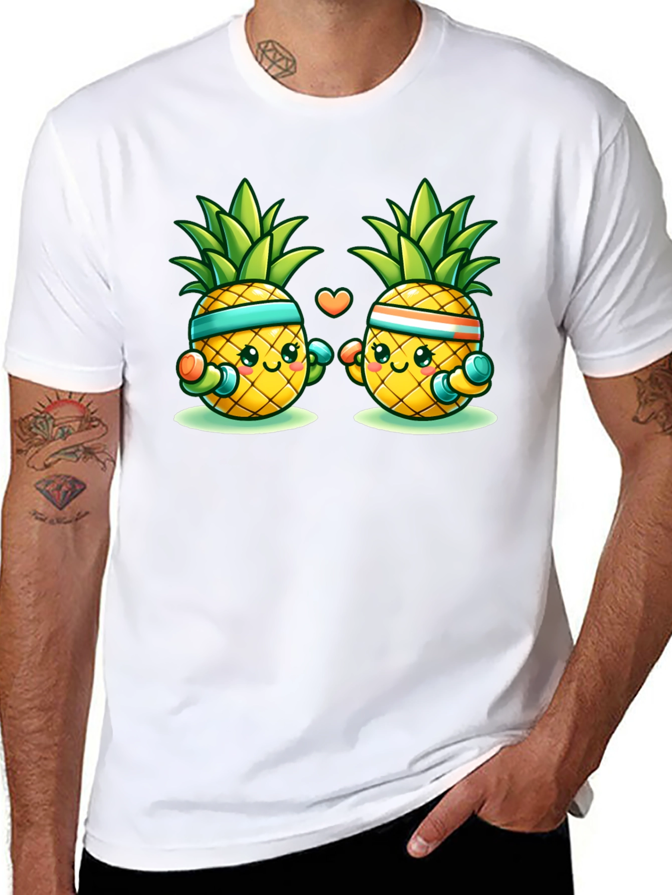 Workout Pineapple Graphic Tee