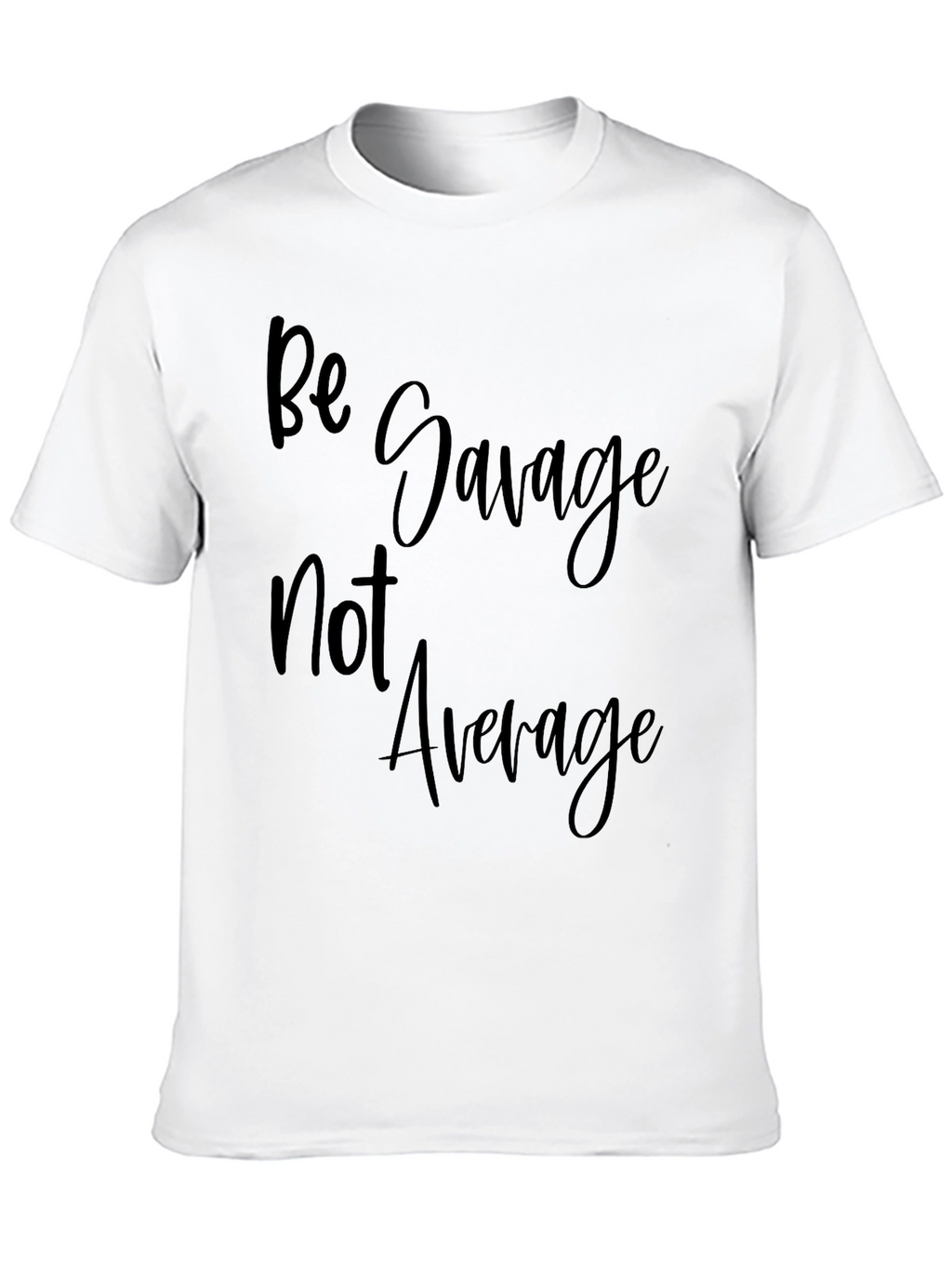 Be Savage Tee: Cool Black Graphic T-Shirt