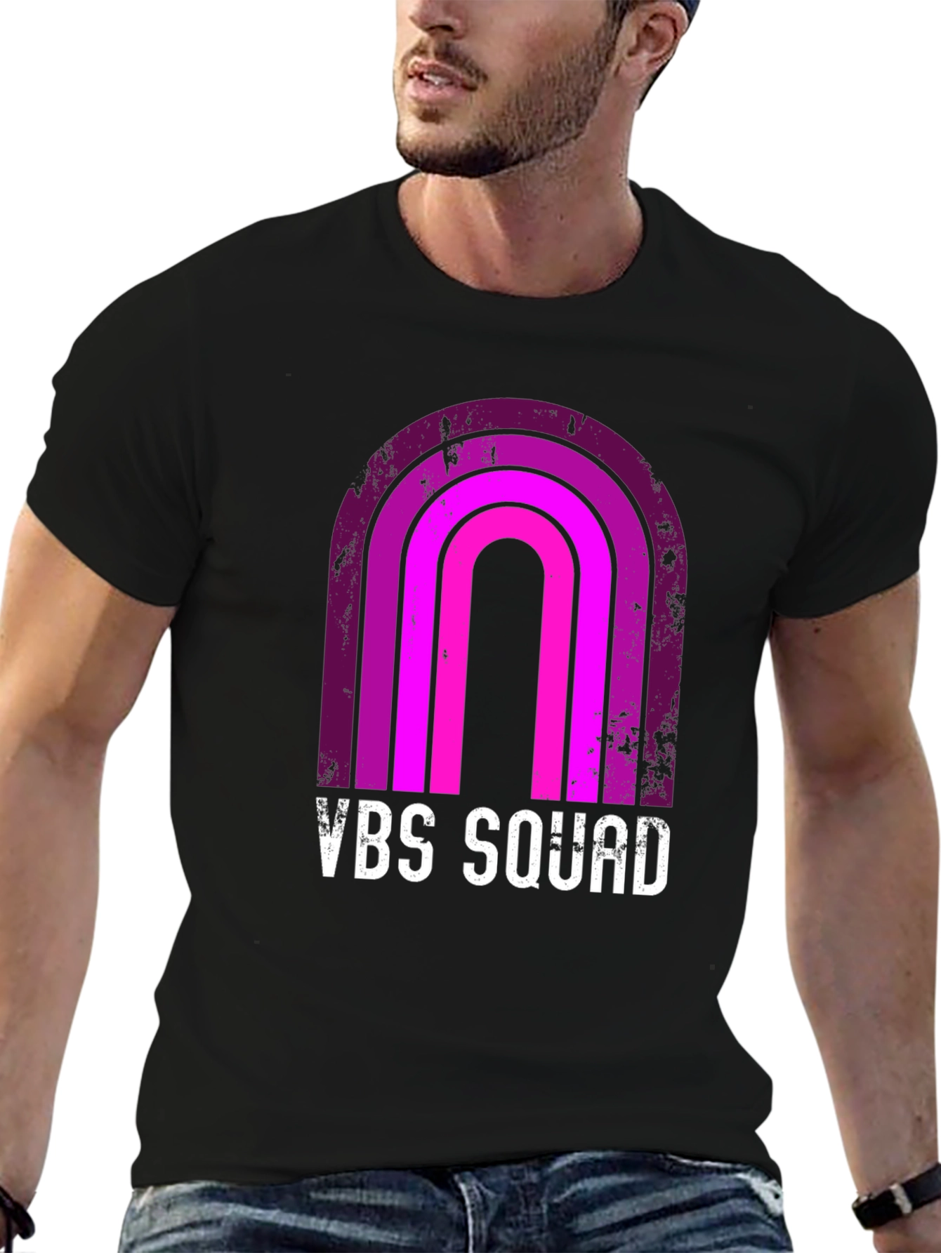 VBS Squad Retro Rainbow T-Shirt