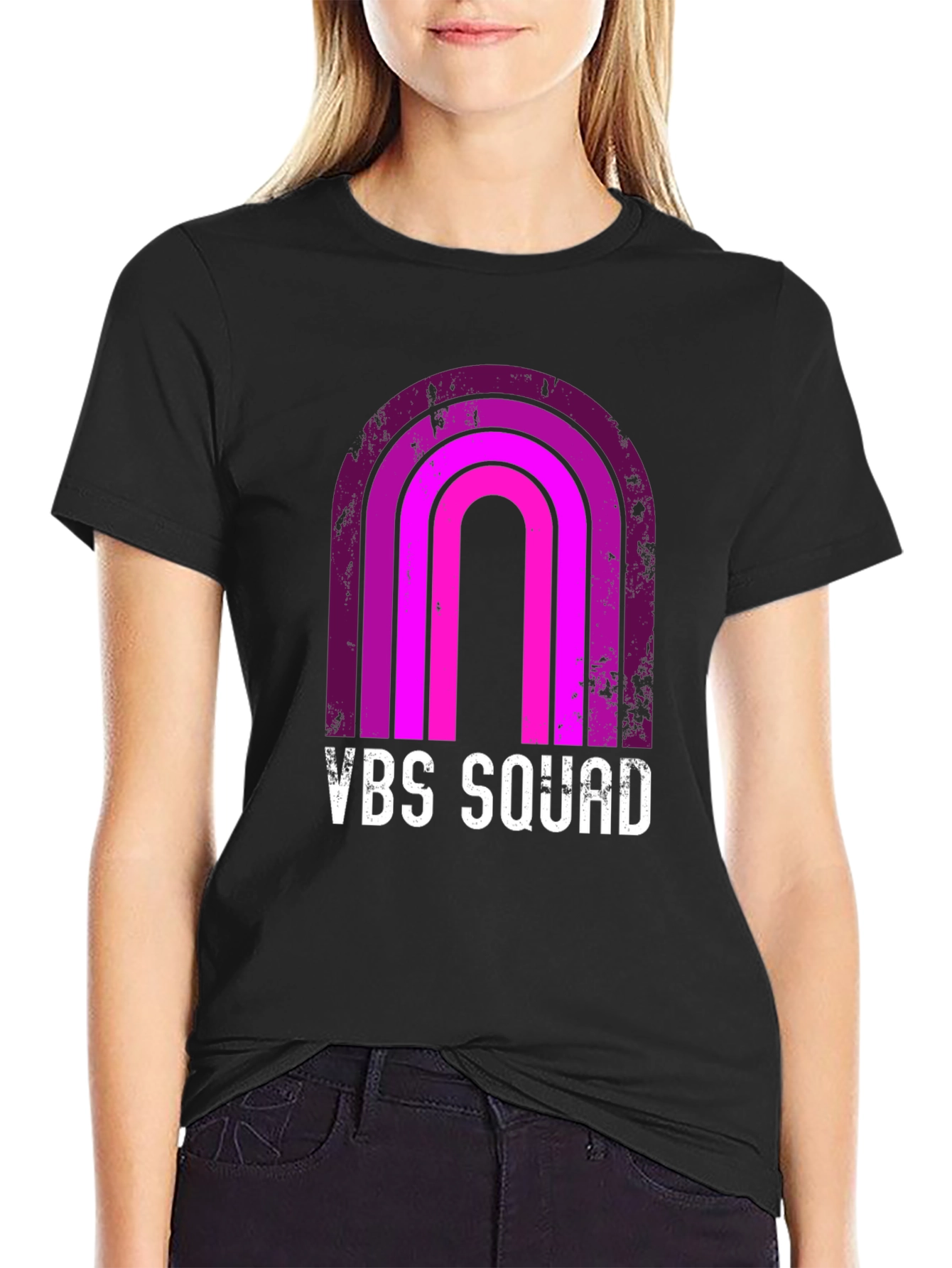 VBS Squad Retro Rainbow T-Shirt