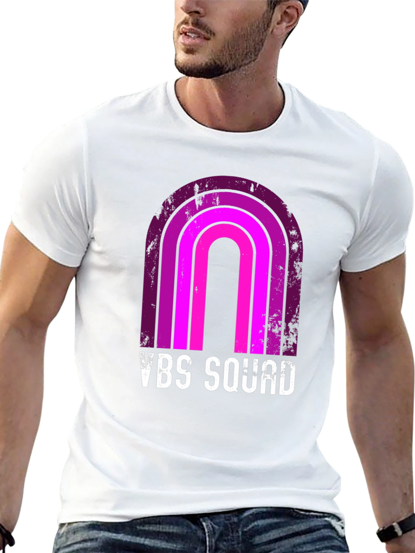 VBS Squad Retro Rainbow T-Shirt