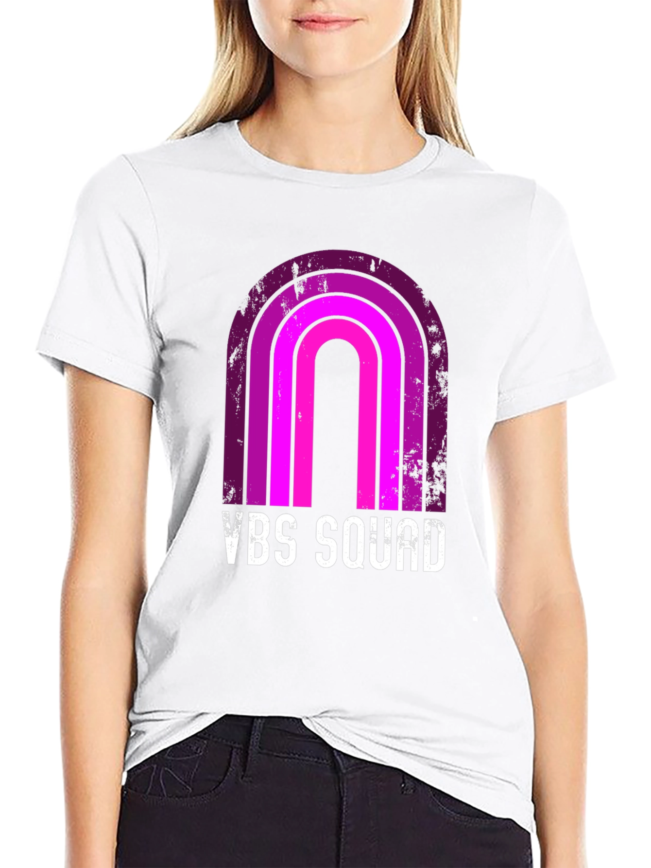 VBS Squad Retro Rainbow T-Shirt
