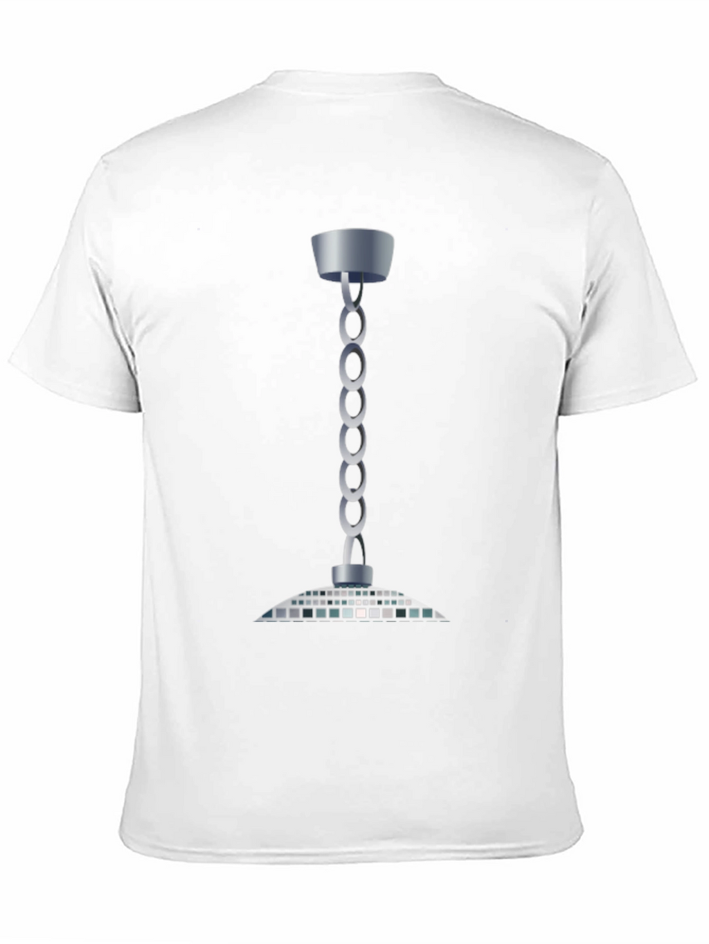 Modern Chain Chandelier T-Shirt - Sleek Style