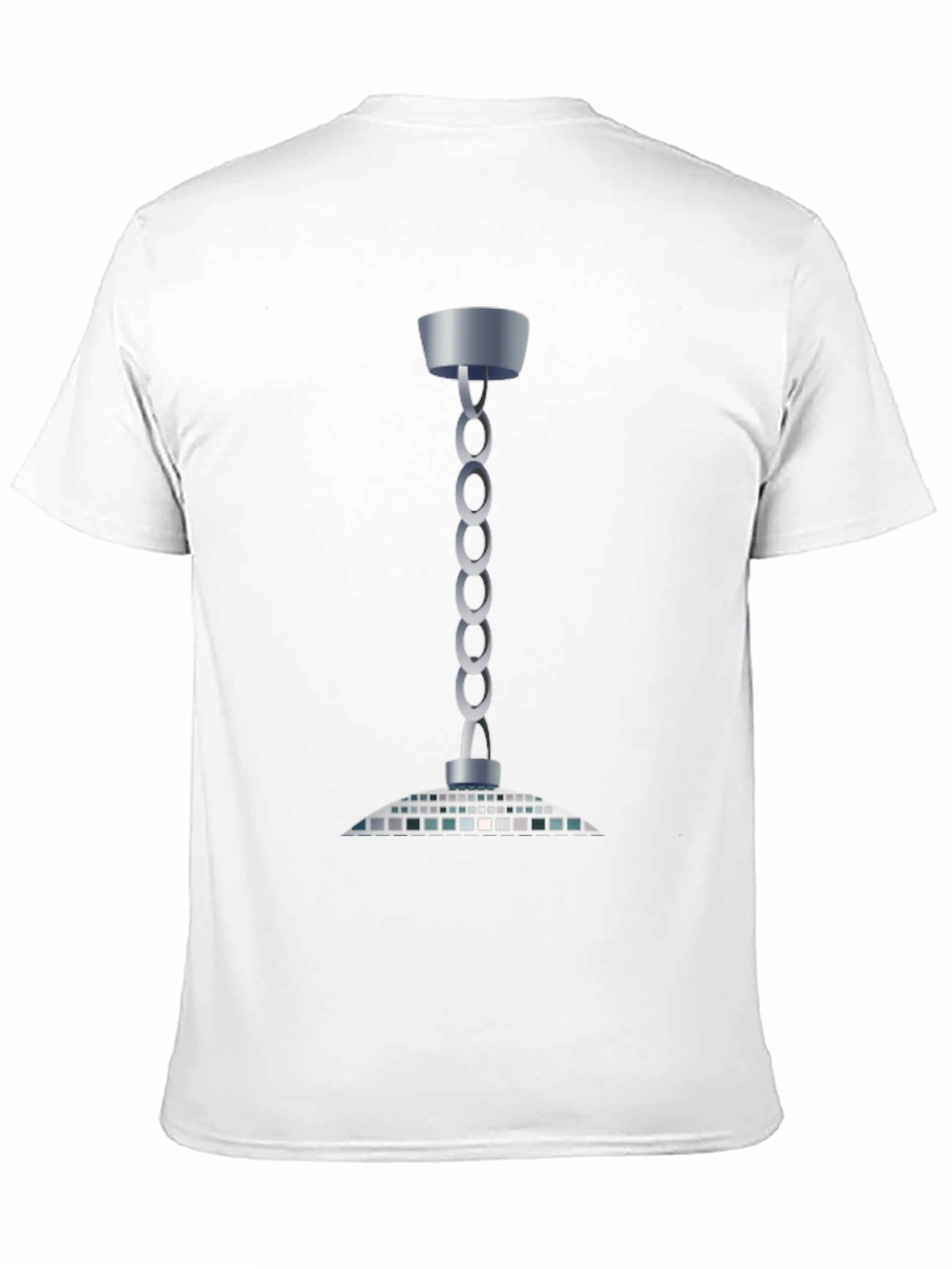Modern Chain Chandelier T-Shirt - Sleek Style