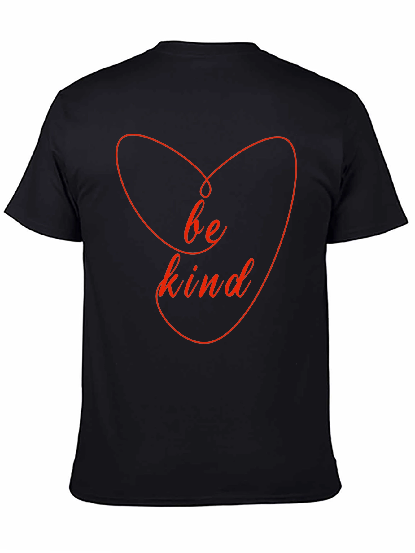 Be Kind Heart T-Shirt - Black