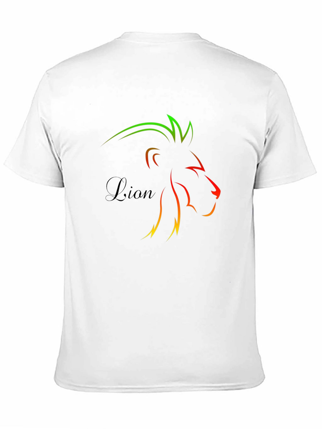 Lion Graphic Black Tee - Stylish Mens T-Shirt