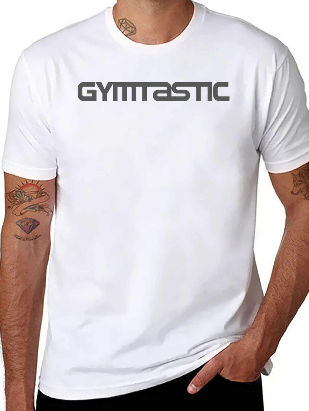 Gymnastic Tee - Black Cotton Comfort