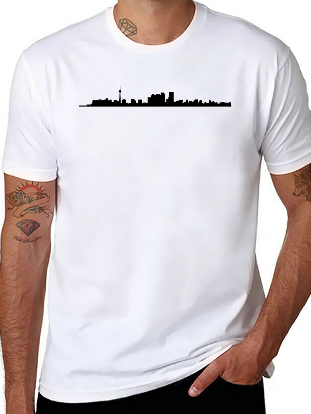 Toronto Skyline Graphic Tee - Black