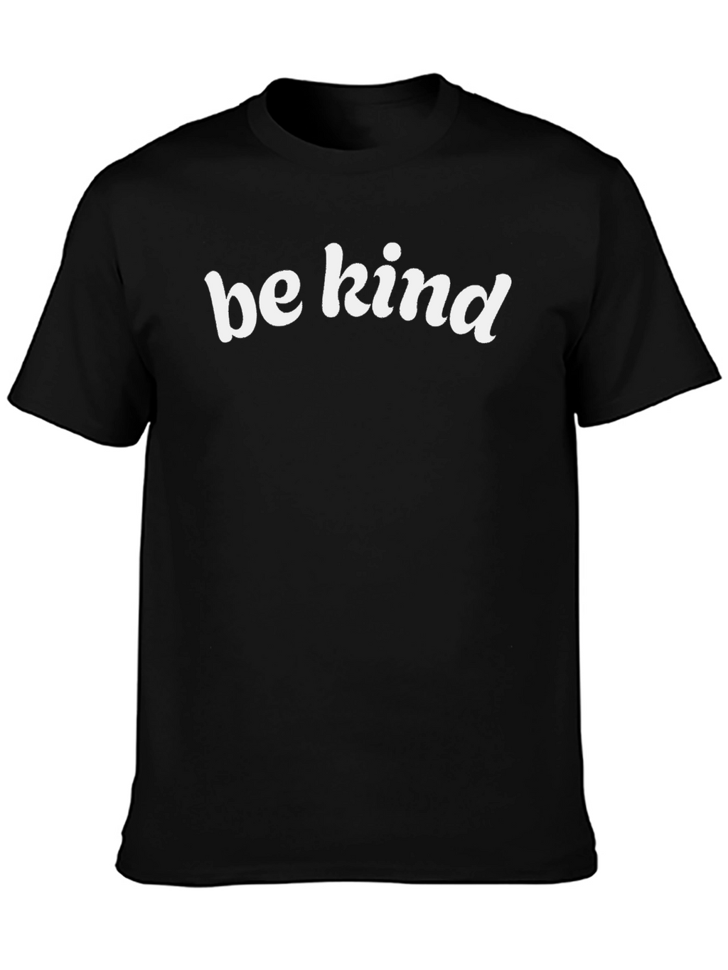 Be Kind Graphic Tee - Black Cotton T-Shirt