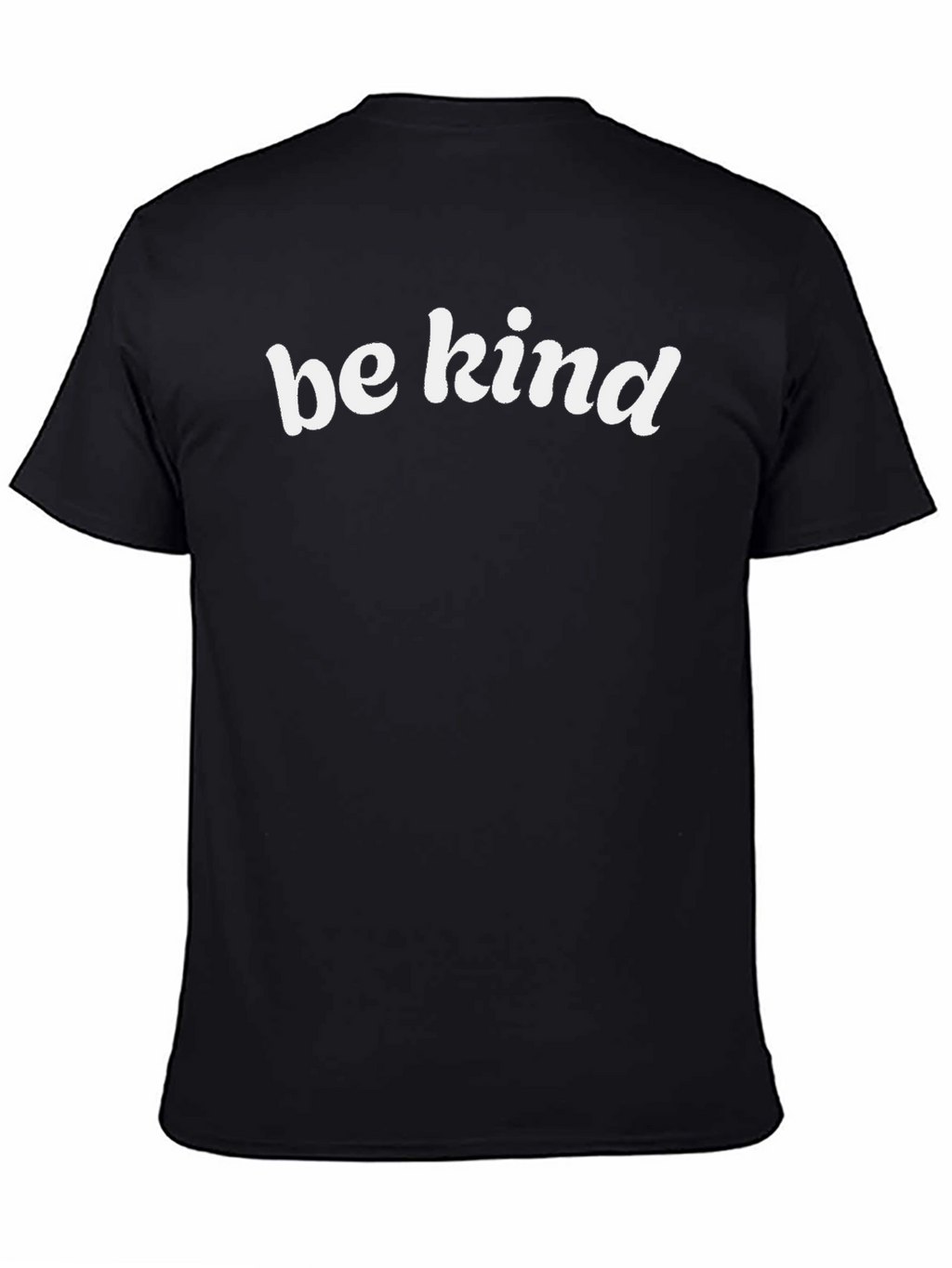 Be Kind Graphic Tee - Black Cotton T-Shirt