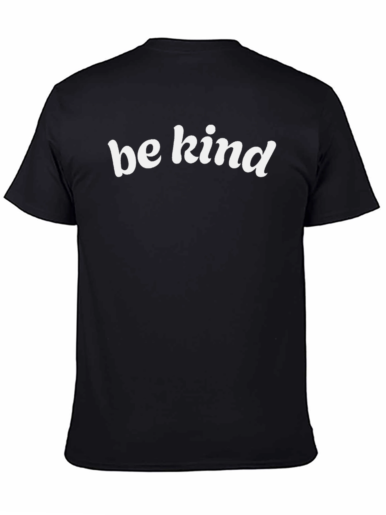 Be Kind Graphic Tee - Black Cotton T-Shirt
