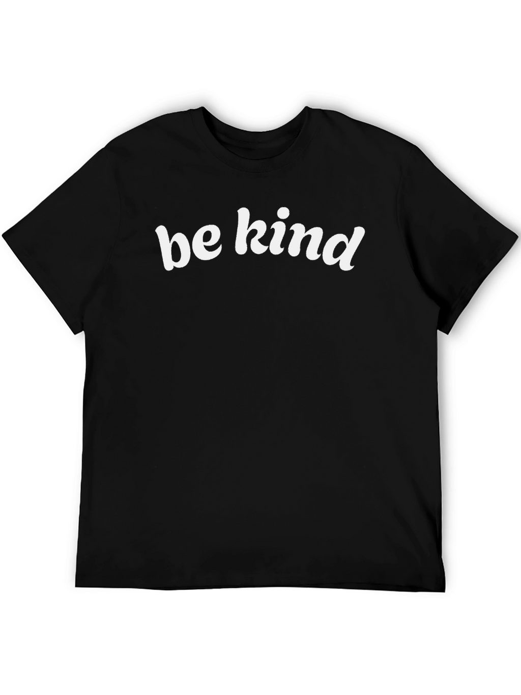 Be Kind Graphic Tee - Black Cotton T-Shirt