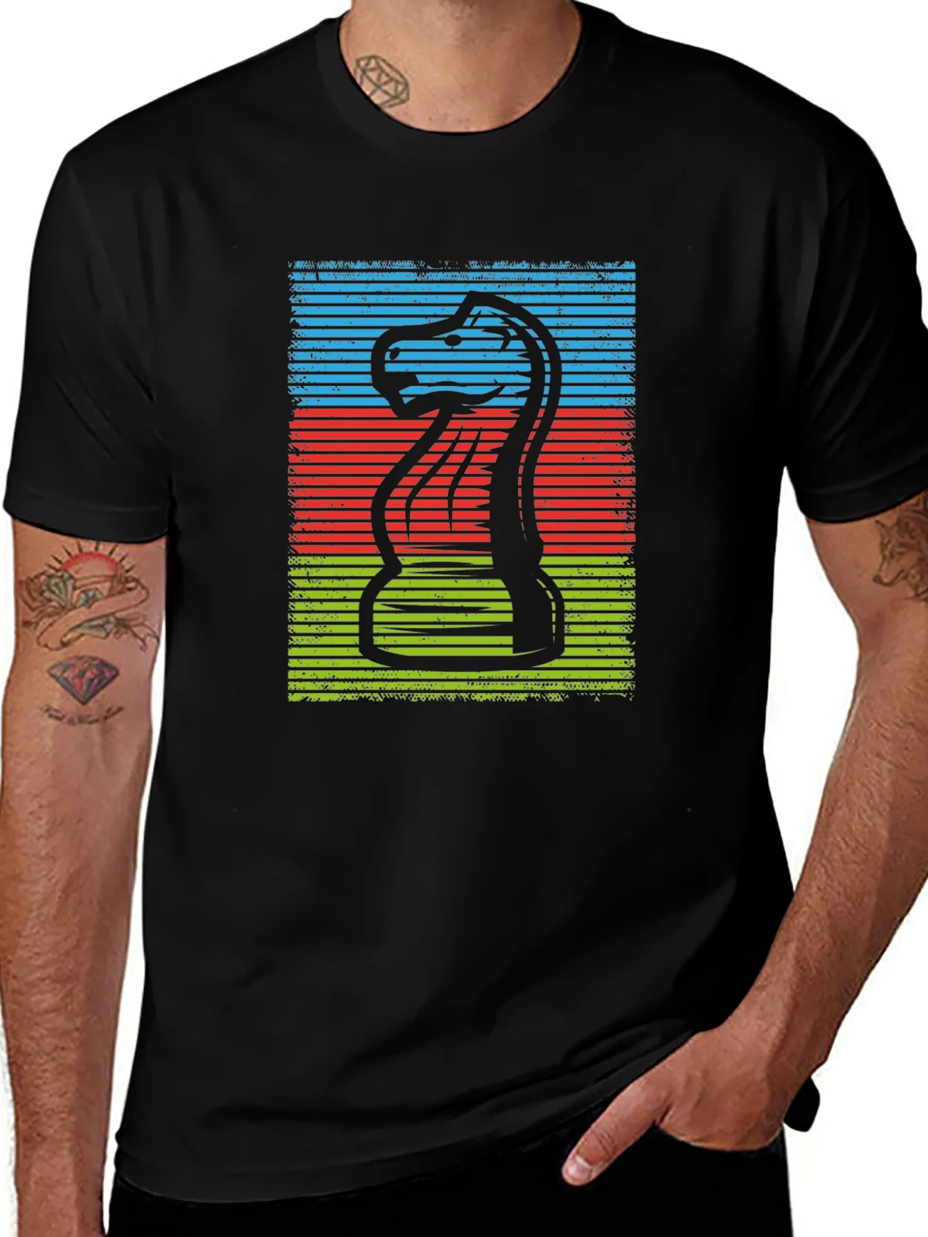 Chess Knight Graphic T-Shirt