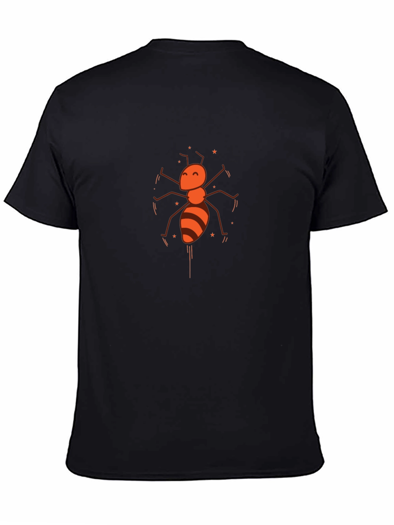 Ant Graphic T-Shirt - Stylish Black Tee