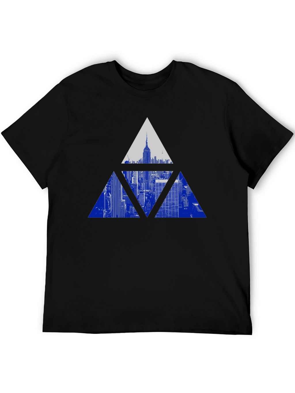 Cityscape Triangle Graphic T-Shirt