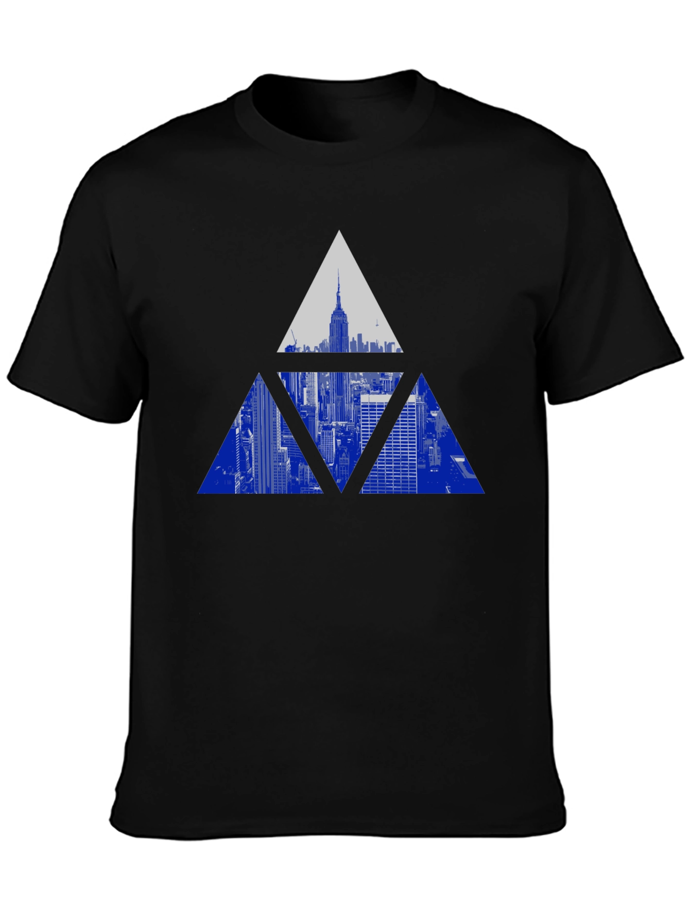 Cityscape Triangle Graphic T-Shirt
