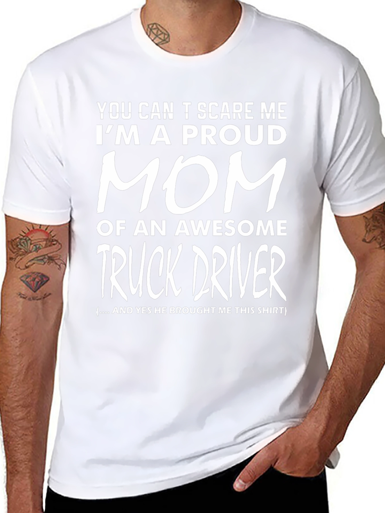 Proud Trucker Mom Graphic Tee