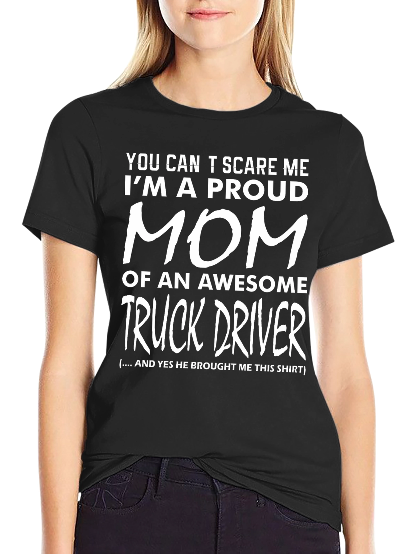 Proud Trucker Mom Graphic Tee