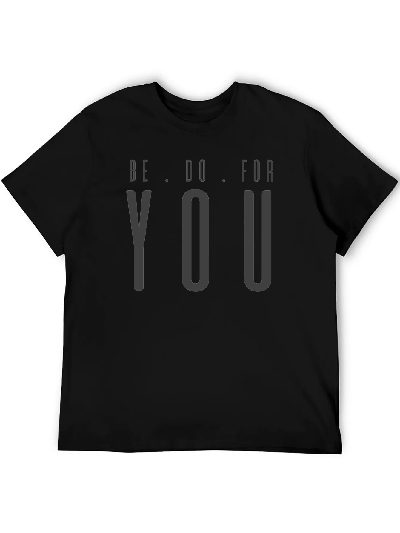 Be Do For You Stylish Black Graphic Tee