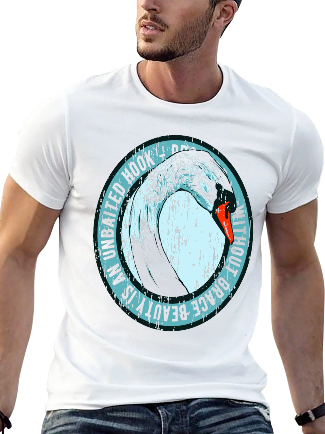 Unbaited Hook Beauty Graphic Tee - Black