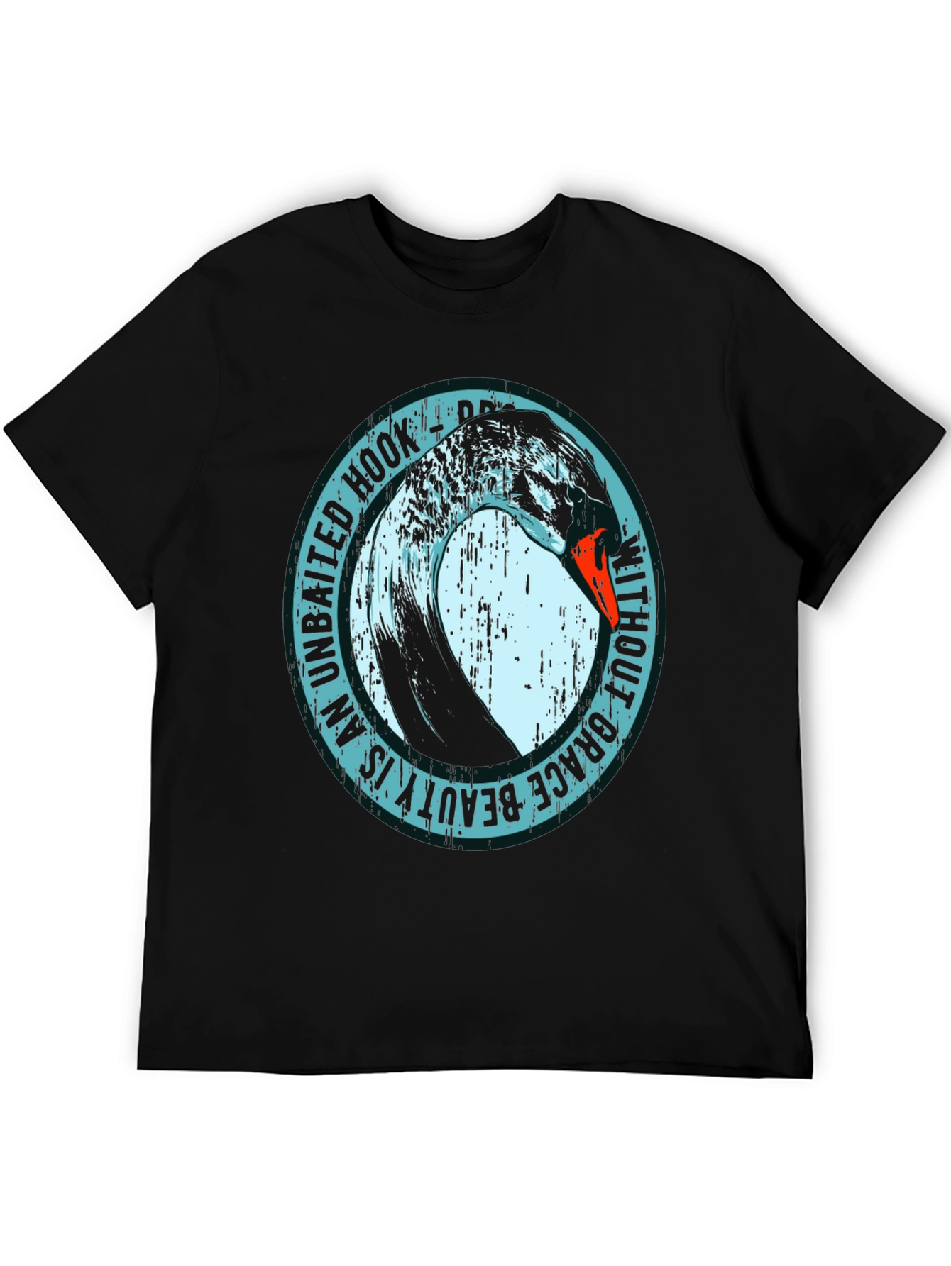 Unbaited Hook Beauty Graphic Tee - Black