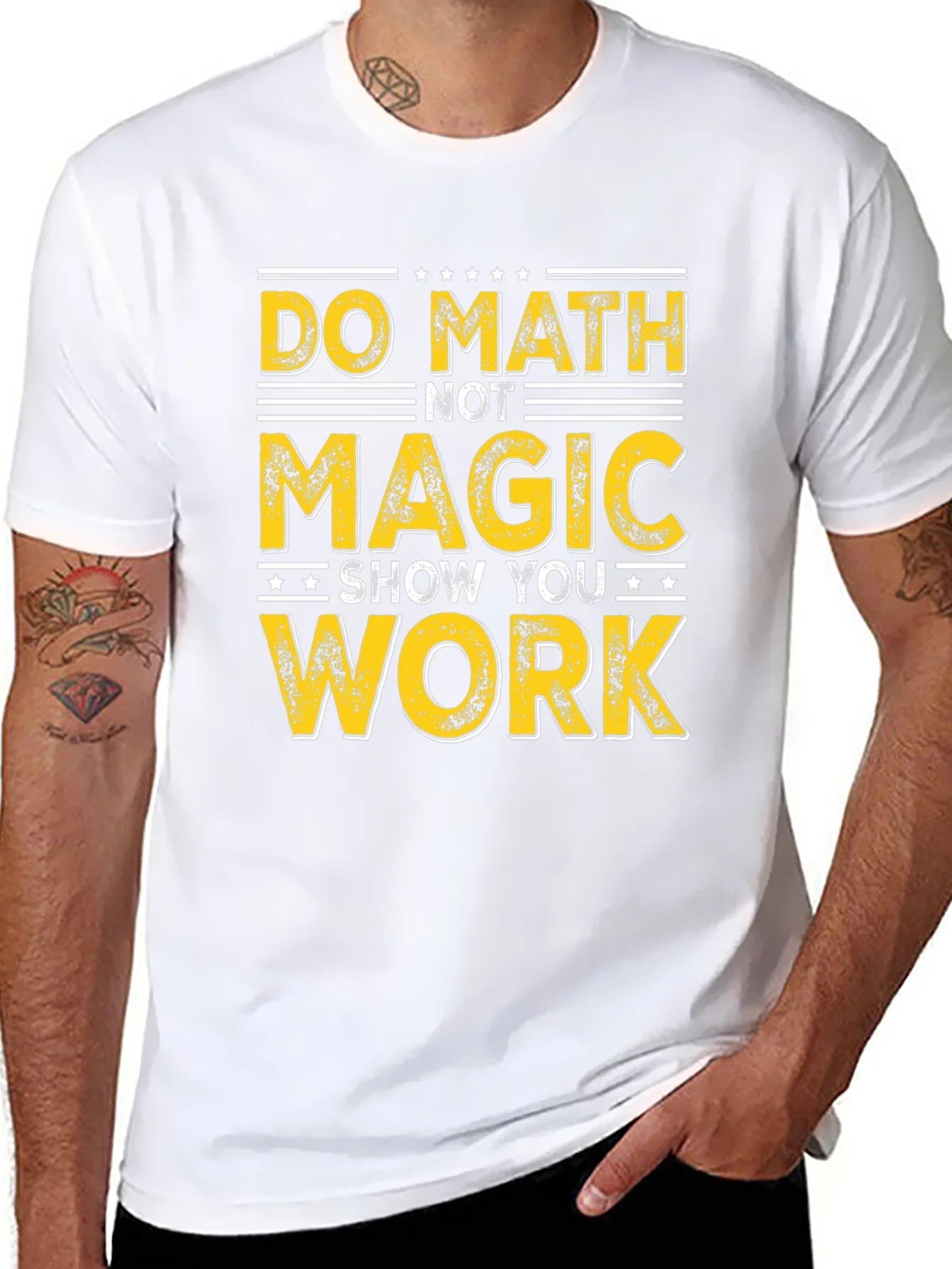 Do Math Not Magic T-Shirt - Show Your Work