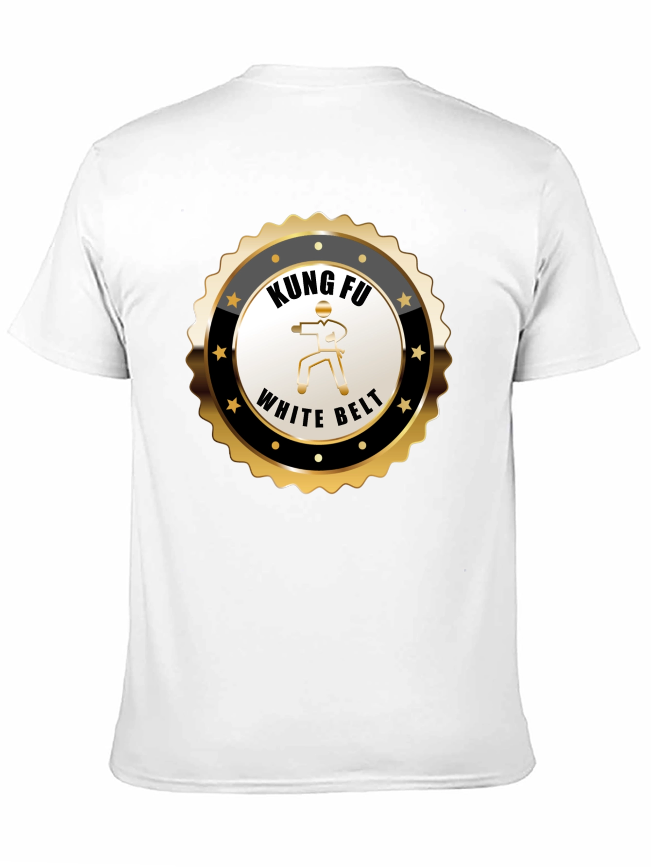 Kung Fu White Belt T-Shirt - Martial Arts Design