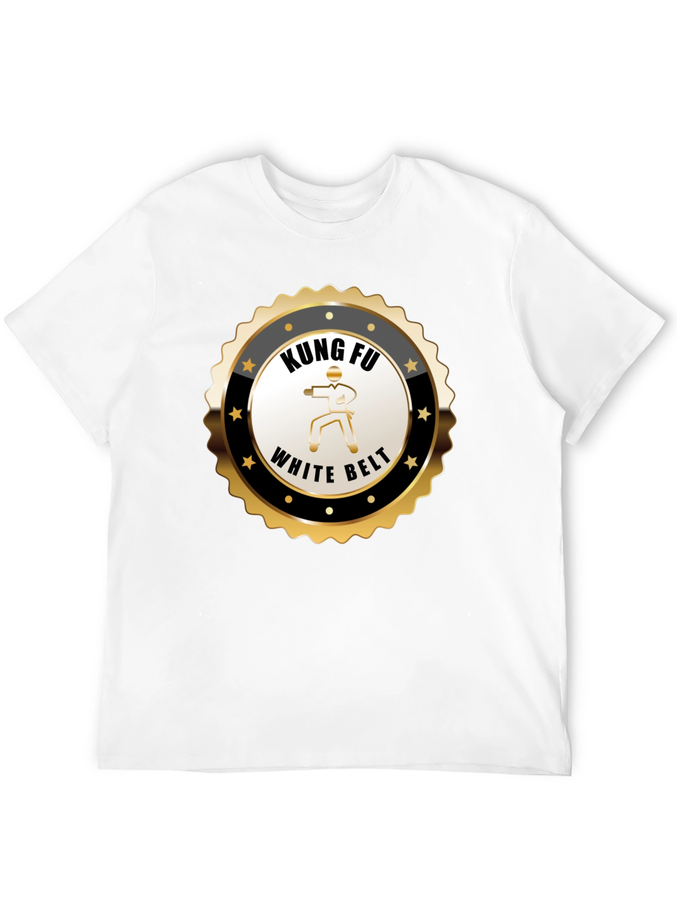 Kung Fu White Belt T-Shirt - Martial Arts Design