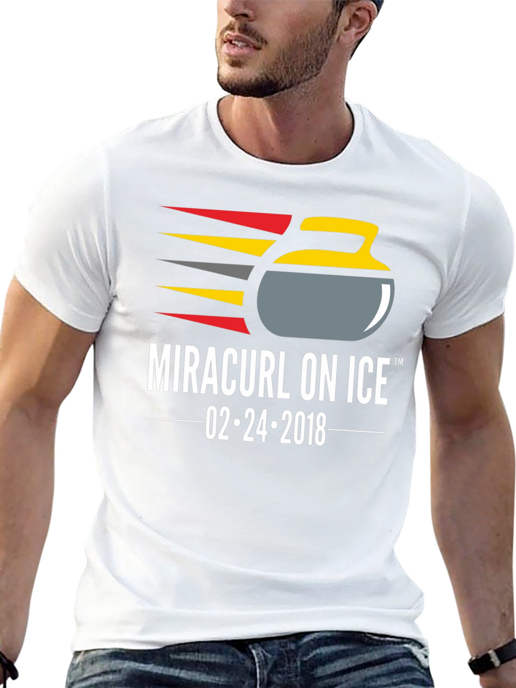 Miracurl On Ice T-Shirt - Curling Fan Apparel