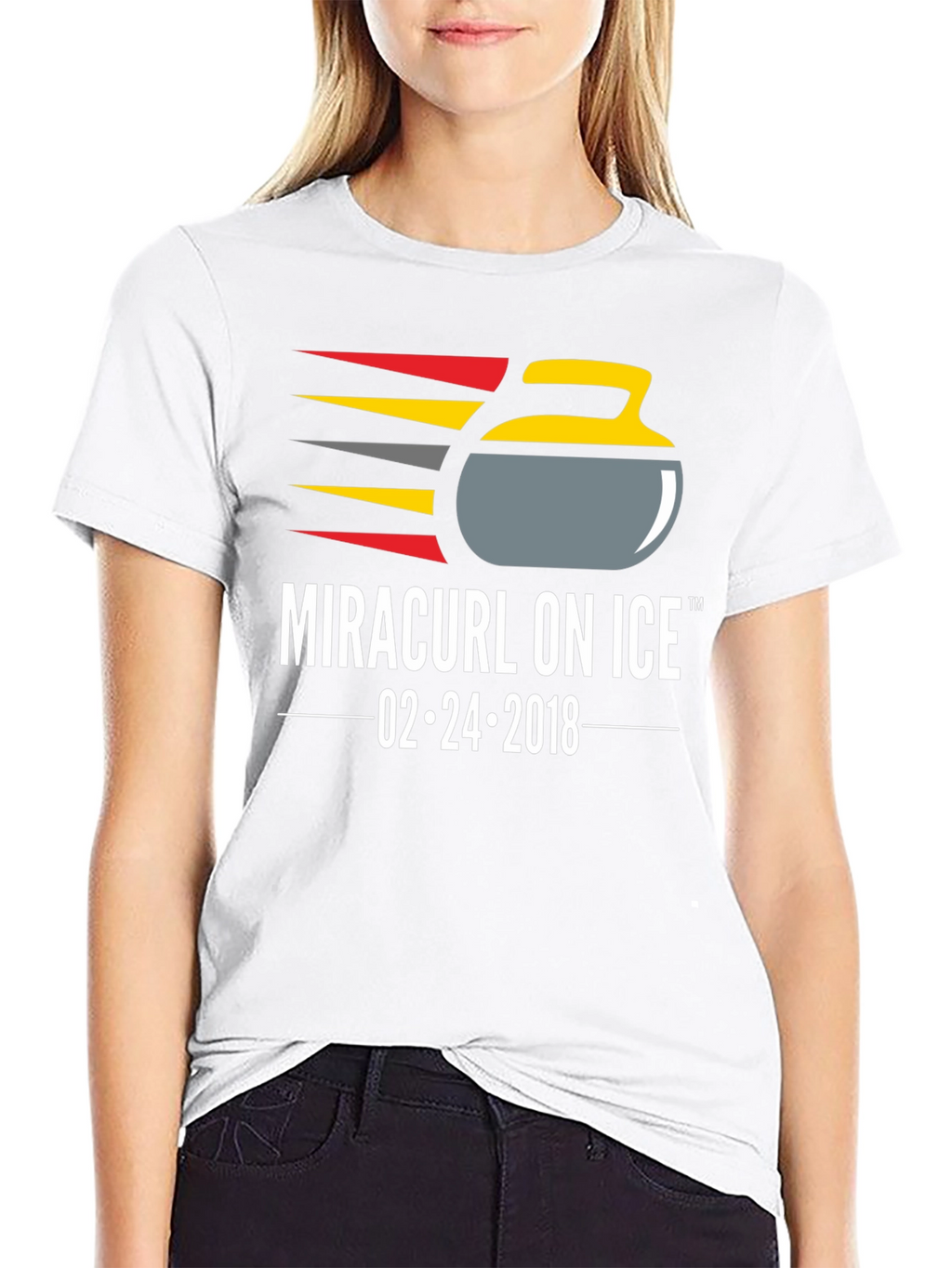 Miracurl On Ice T-Shirt - Curling Fan Apparel