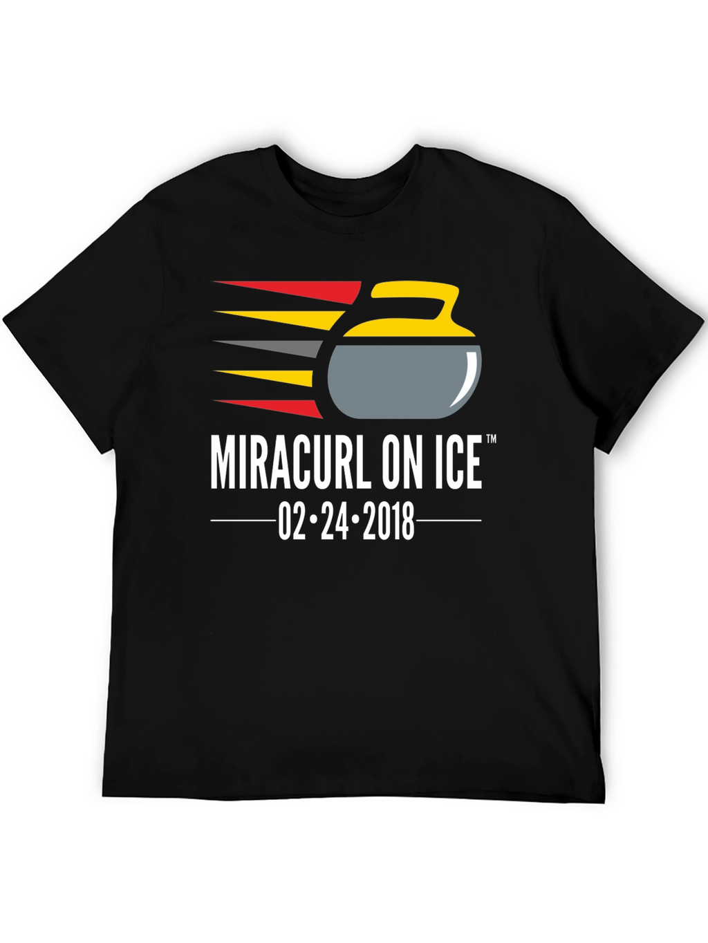 Miracurl On Ice T-Shirt - Curling Fan Apparel