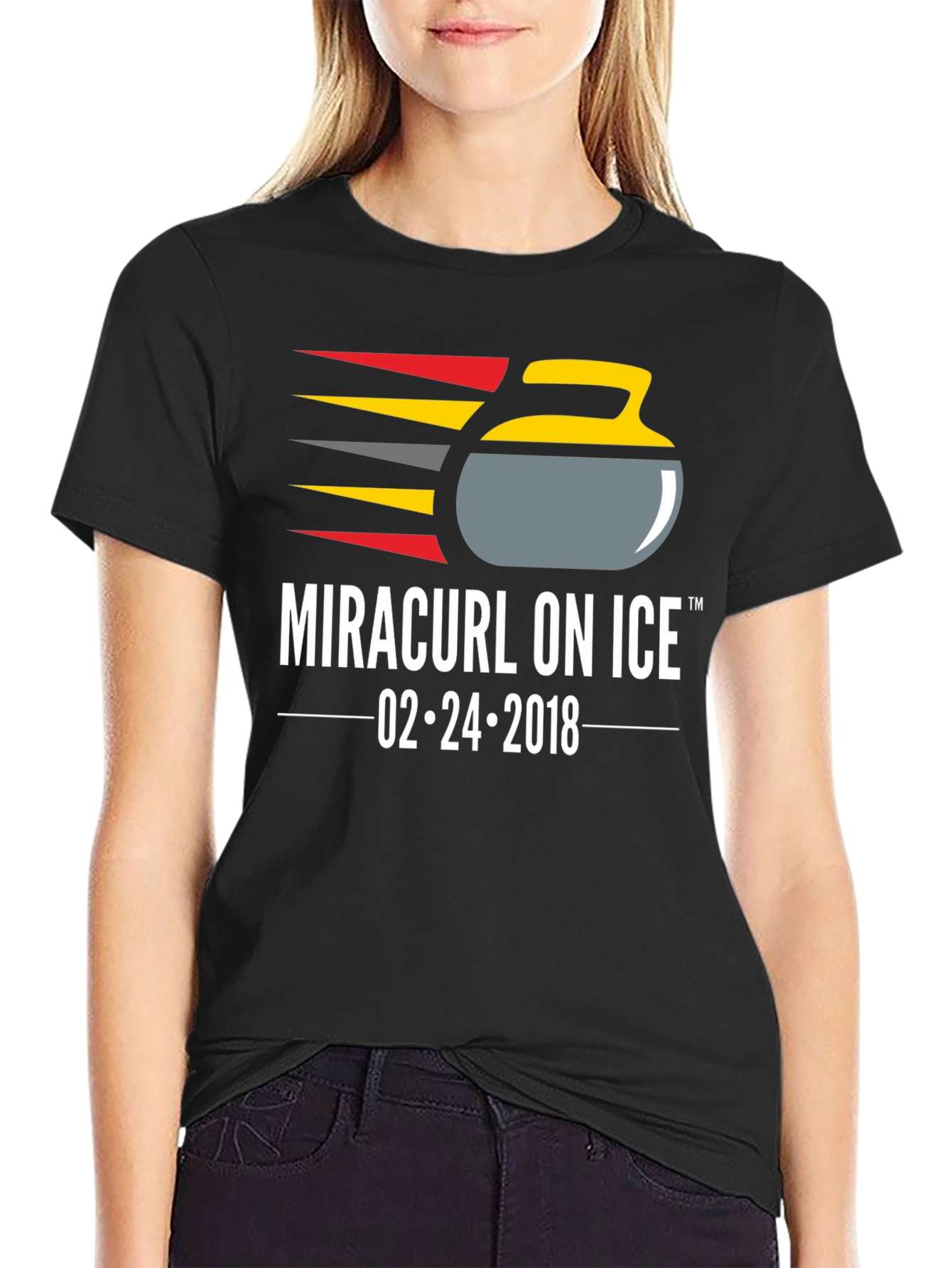 Miracurl On Ice T-Shirt - Curling Fan Apparel