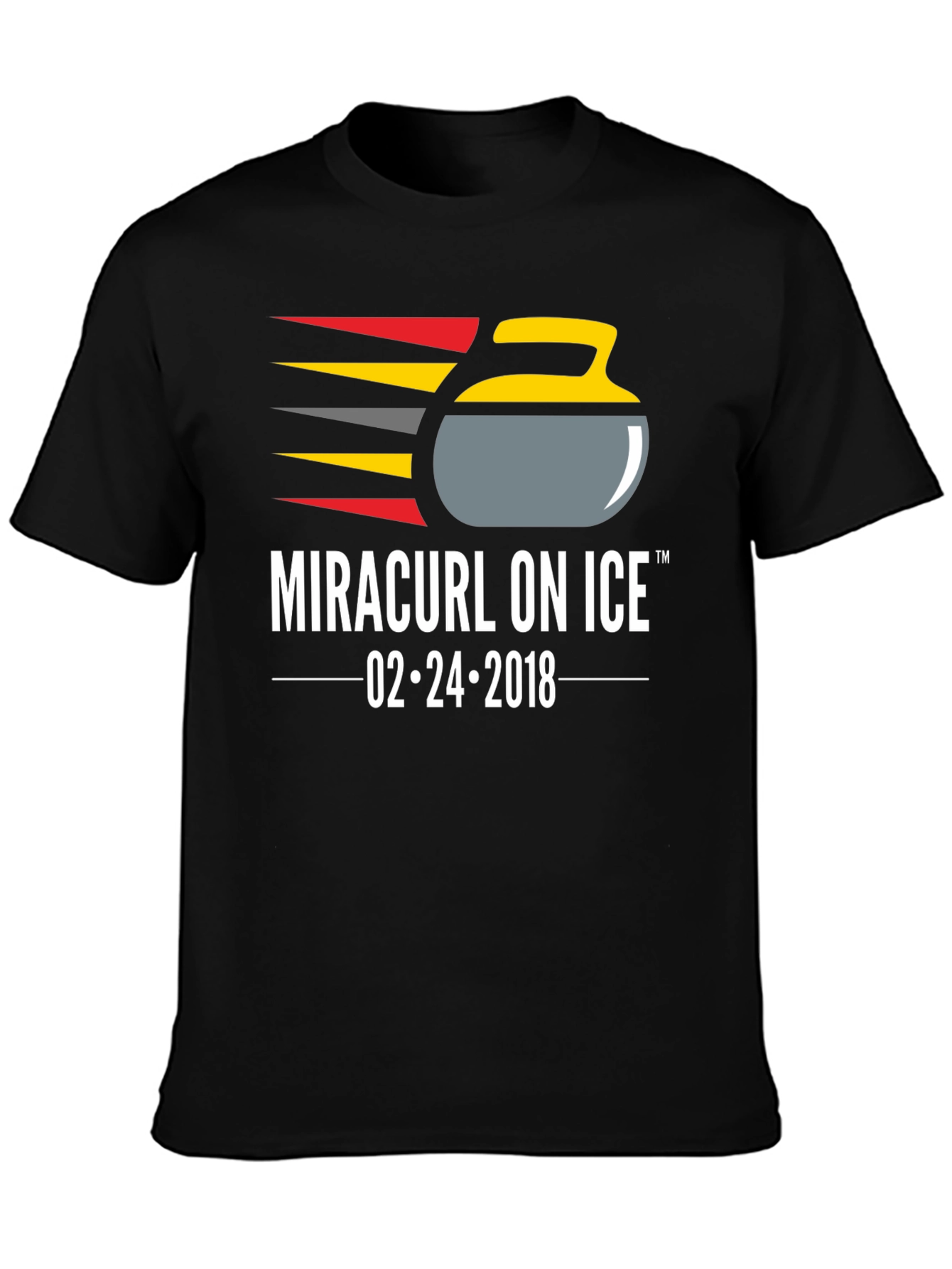 Miracurl On Ice T-Shirt - Curling Fan Apparel