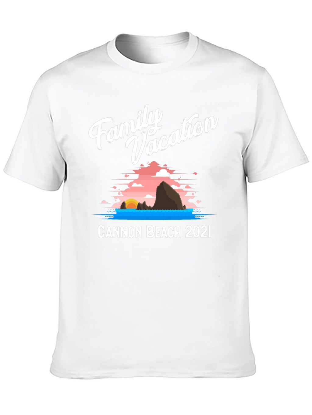Family Vacation Cannon Beach 2021 T-Shirt