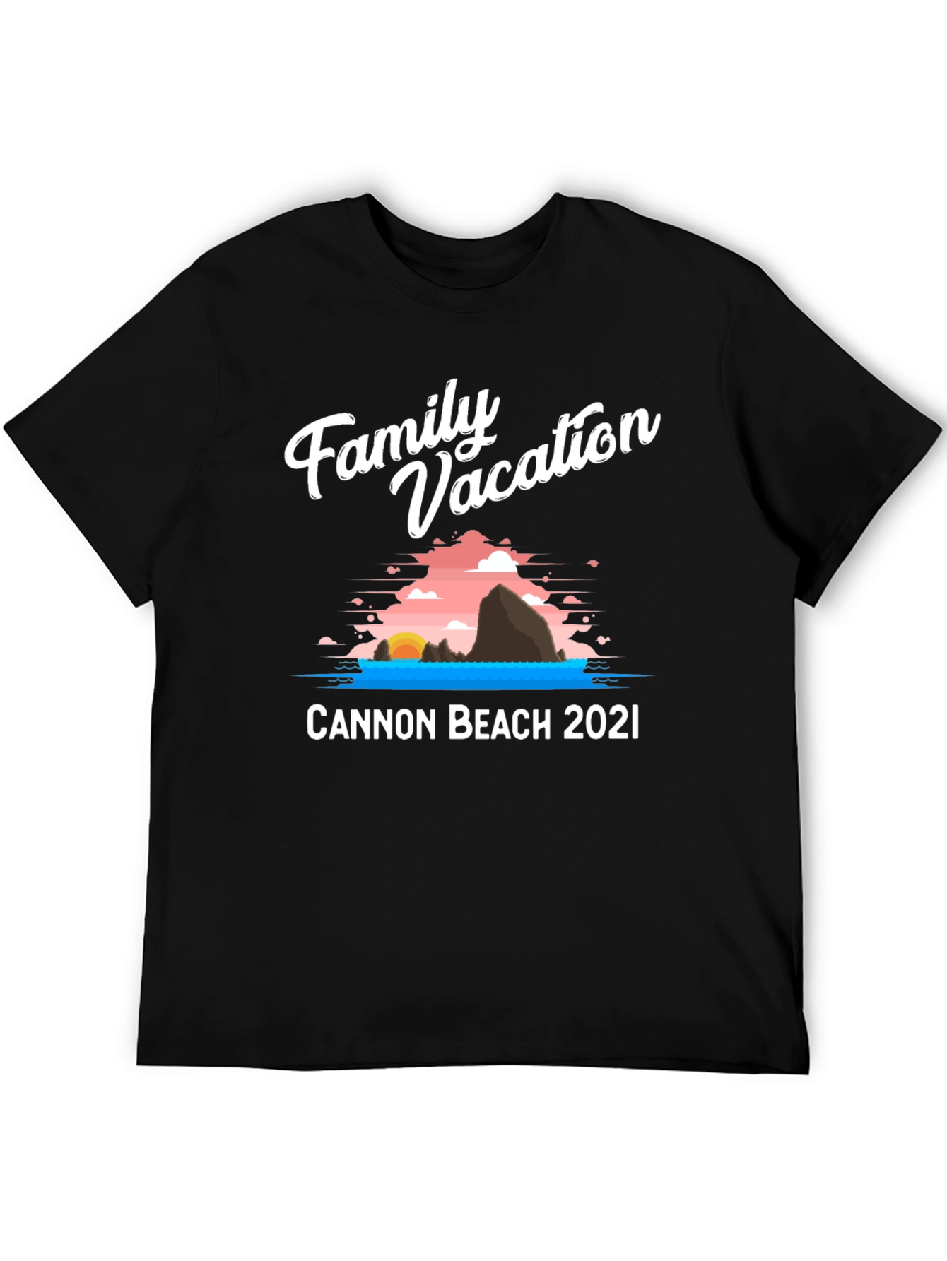 Family Vacation Cannon Beach 2021 T-Shirt