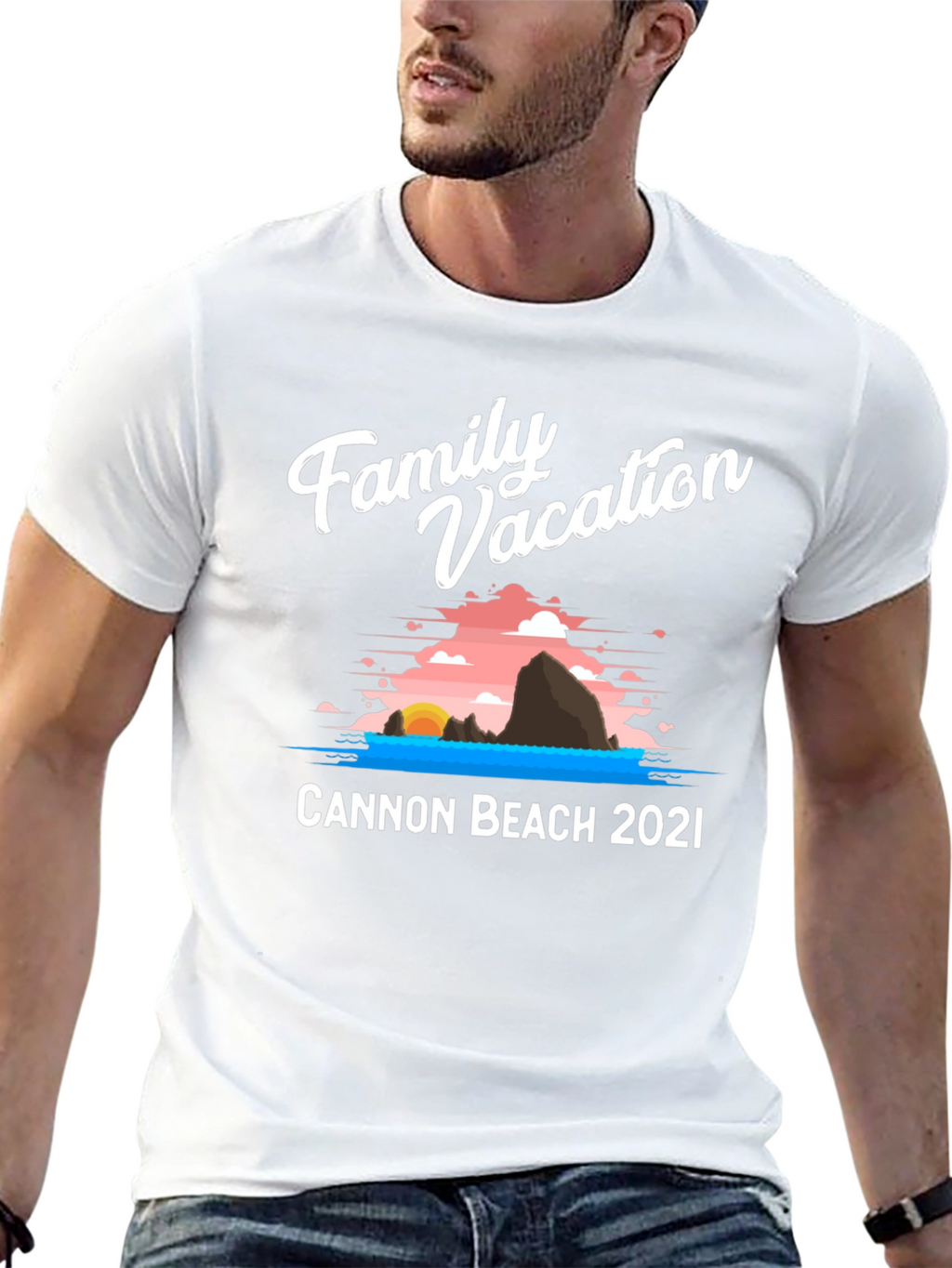 Family Vacation Cannon Beach 2021 T-Shirt